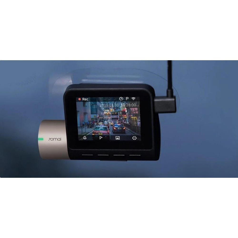 Видеорегистратор 70mai Smart Dash Cam Lite Midrive D08 1920x1080 WiFi microSD 64 Гб черный - купить по