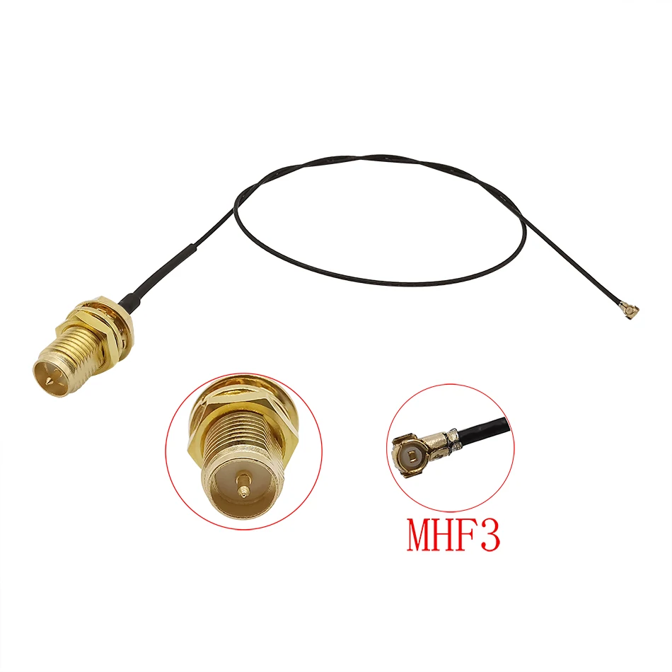 1 шт. RP SMA мама к IPX IPEX U.FL MHF3 Кабельный разъем 0 81 мм коаксиальный кабель отрезок