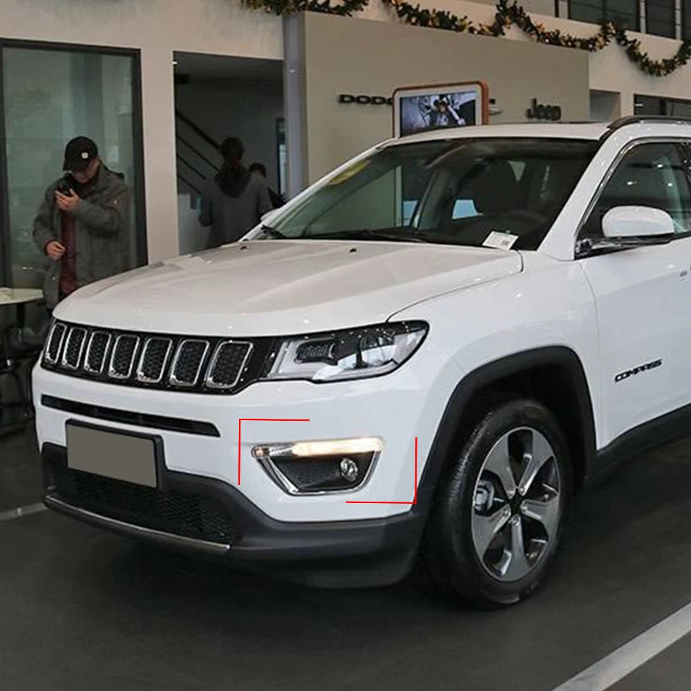 Автомобильный мигающий 2 шт. для Jeep Compass 2017 2018 желтое реле сигнала поворота 12 В