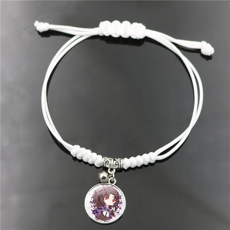 Anime Demon Slayer Cosplay Bracelet Accessories Jewelry Kimetsu No Yaiba Tanjirou Unisex  Telescopic Pendant Hand Rope Bracelets