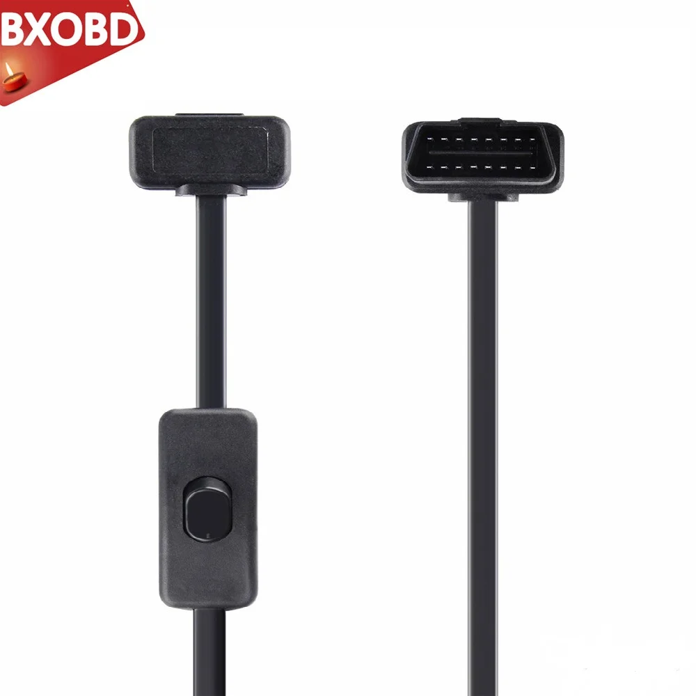 Кабель ELM327 к 16-контактному OBD2 разъему OBD 2 кабель 16-контактный гнездовой разъем II с