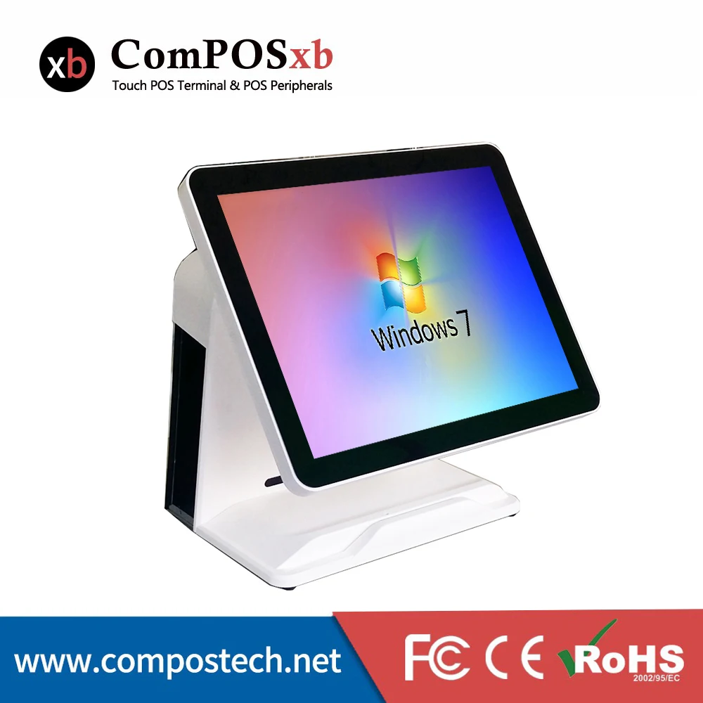 POS-системы Windows Pos все в одном 15-дюймовый POS-терминал емкостный сенсорный кассовый