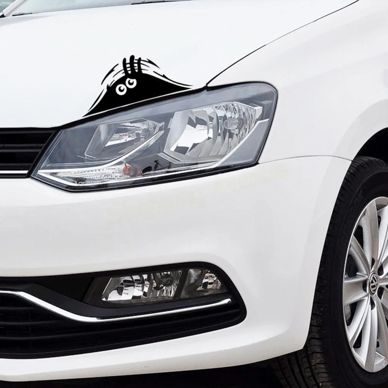 Автомобильные наклейки черный подглядывающий монстр для Renault Latitude Laguna Frendzy dezharane