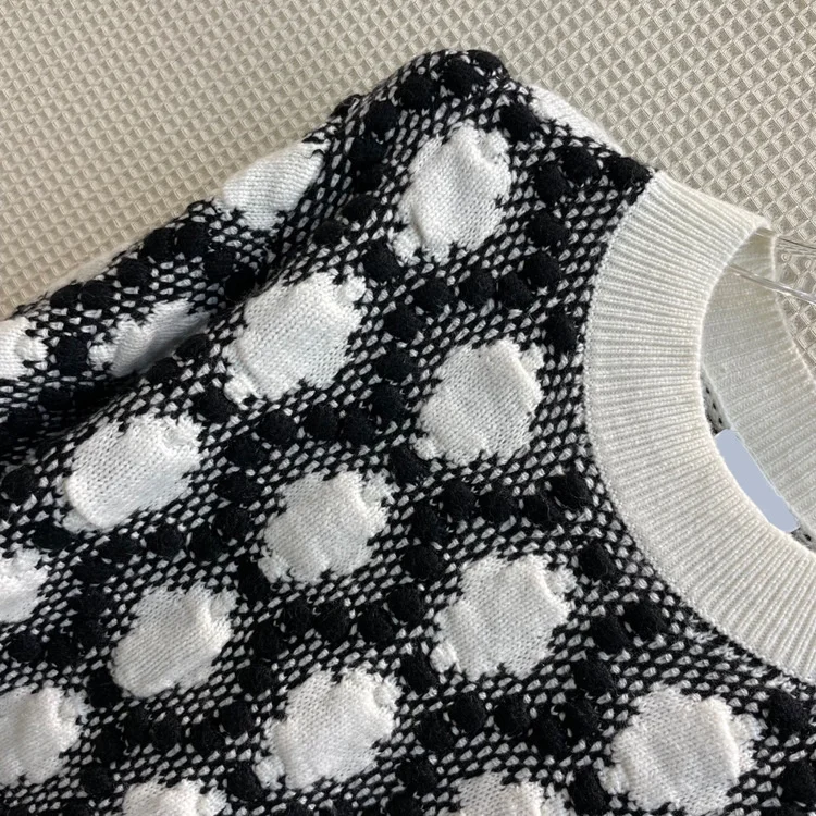 Кашемировый свитер для женщин новинка 2021 Ранняя осень четырехлистный клевер