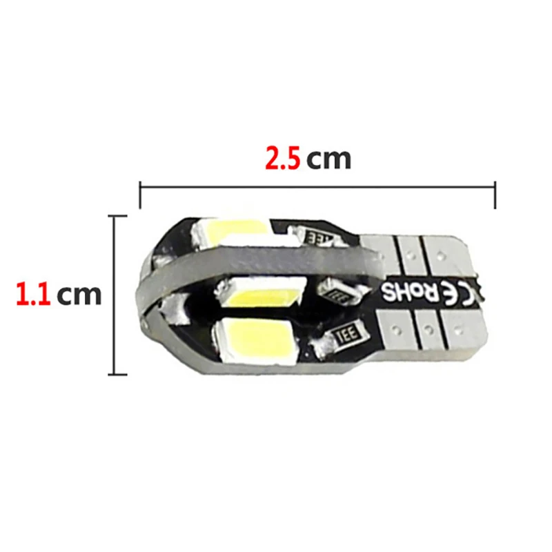 

10x T10 Super Bright Led Car Canbus Error Free Bulb 5730 168 194 W5w Automobile Interior Side Lamp Automobile Styling Lamp