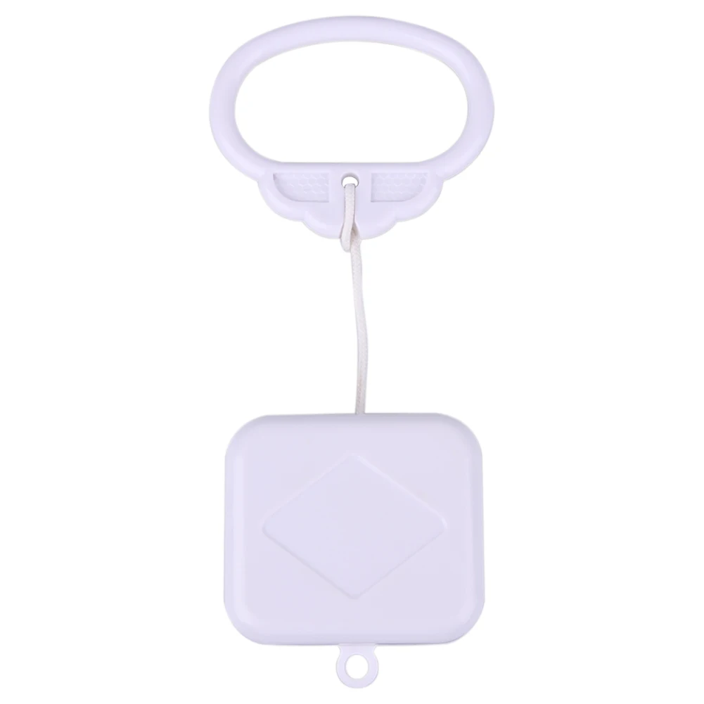 

Pull Ring Music Box White ABS Plastic Pull String Clockwork Cord Music Box Baby Infant Kids Bed Bell Rattle Toy Baby Rattles