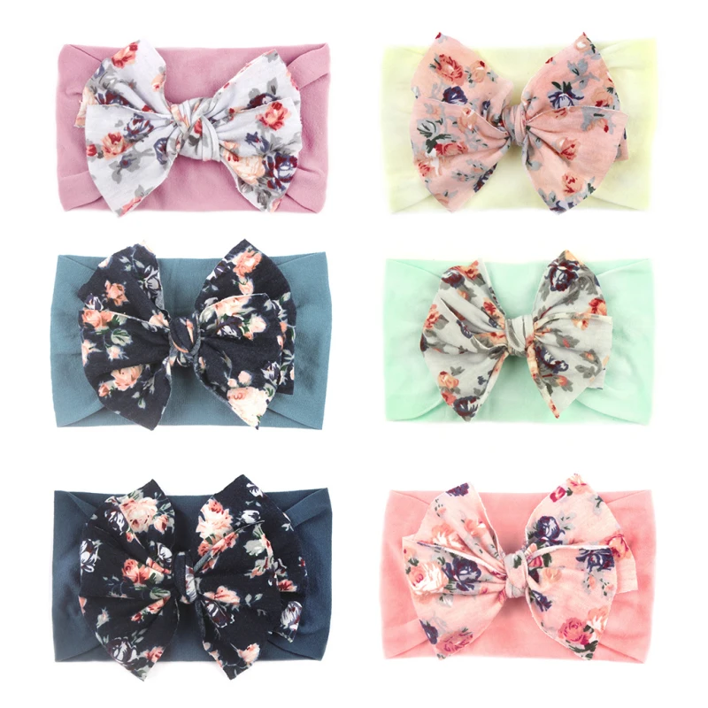 

Newborn Baby Headbands Children Seamless Super Soft Cotton Hairband Turban Knotted Girl's Hairbands Kids Headwear