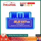 OBD2 MINI ELM327 V1.5 V2.1 OBD2 Сканер Bluetooth Code Reader для Android Windows, Авто диагностический сканер Odb2 Адаптер OBDII для проверки света двигателя для Torque Pro, OBD Fusion, DashCommand, Car Scanner App