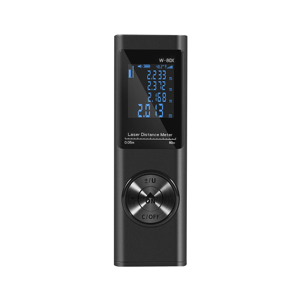 Лазерный дальномер 80 м лазерная рулетка измерение 40 цифровой лазерный с углом