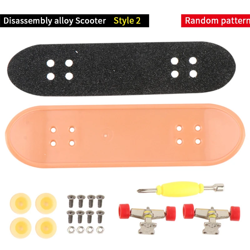 

New Finger Skateboard Finger Creative Decompression Toy Random Pattern Mini Skateboard Children Toy Adult Stress Reliever
