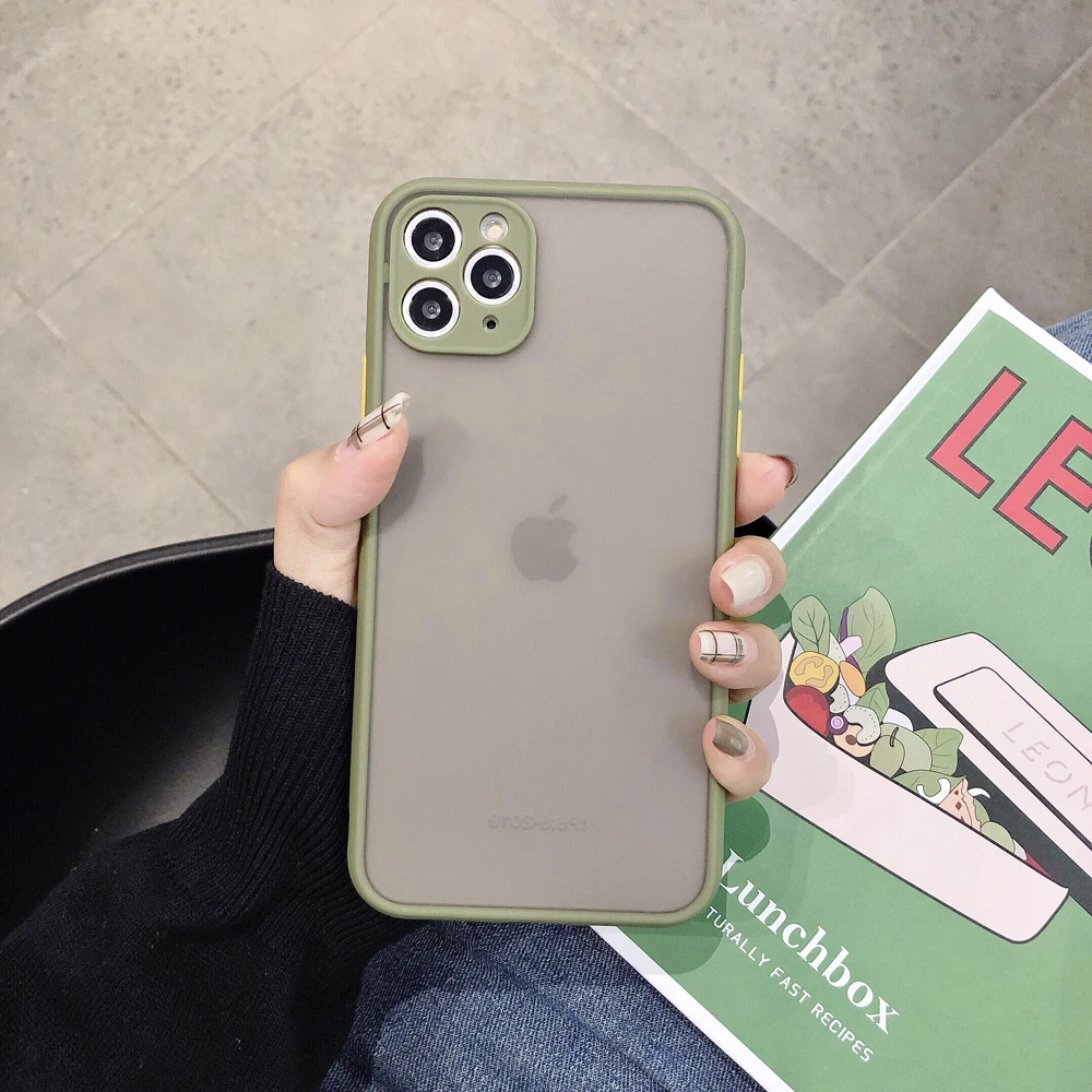 Матовый чехол для Apple IPhone 11 Pro Max SE 2 9 XR XS 6S 6 8 7 Plus чехлы Etui | Мобильные телефоны и