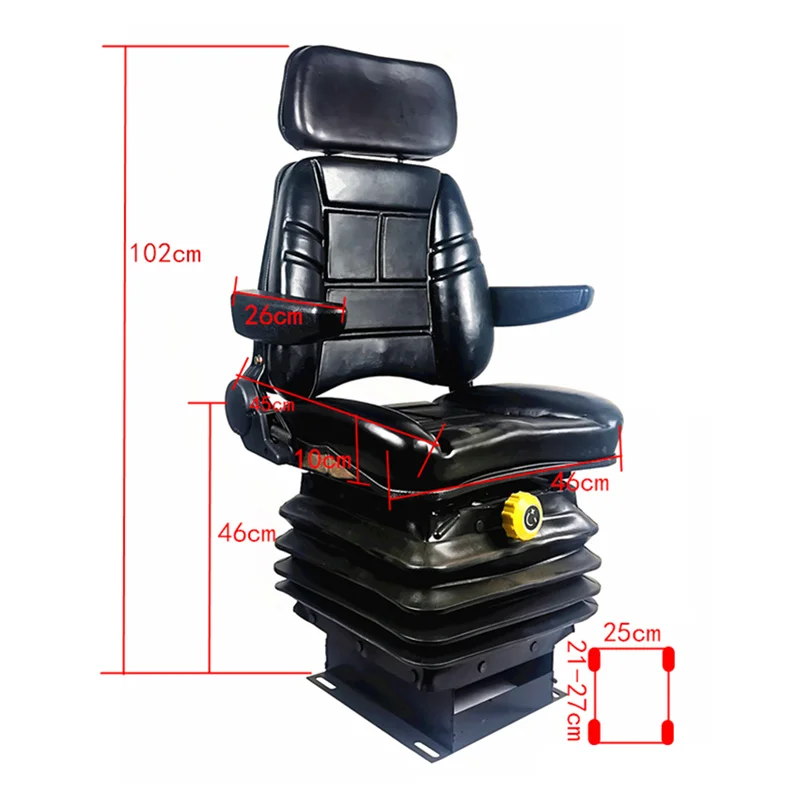 Складное Сиденье-ведро jaycree с амортизацией и ремнем безопасности для лодки |