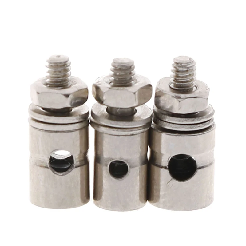 

10Pcs RC Airplane Boat Pushrod Linkage Stopper Servo Connectors Adjustable Diameter Helicopter 2.1mm/1.8mm/1.5mm/1.1mm RC Boat