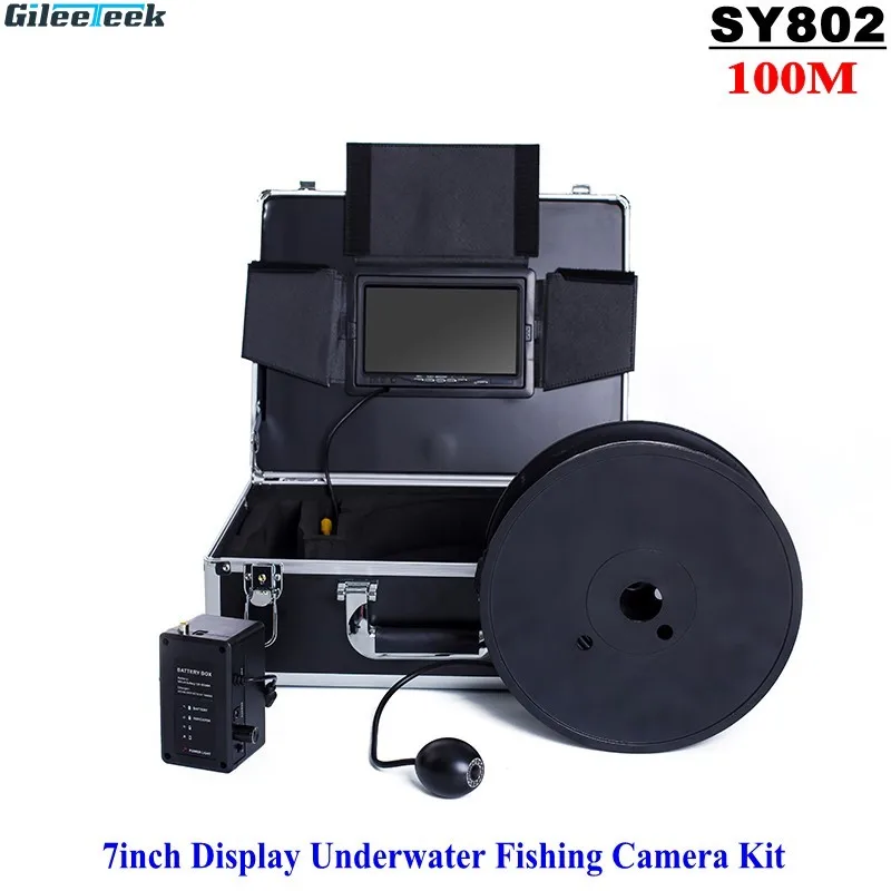 

SY802 7inch Display Video Fish Finder Underwater Fishing Camera Kit With Video Recording Function View Real Time Underwater Cam