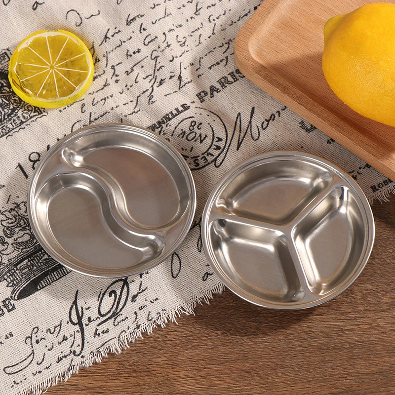 

1pc Seasoning Dishes Stainless Steel Sauce Dishes Food Dipping Bowls