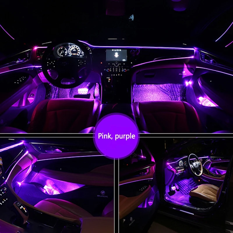 

RGB-подсветильник КА для салона автомобиля, 64 цвета
