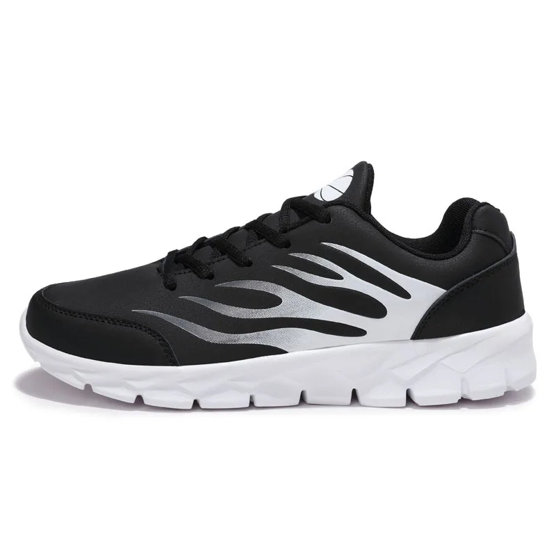 

Men's shoes fashion leather surface lightweight breathable sneakers