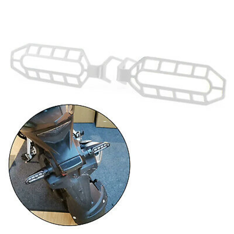 

Motorcycle Rear Turn Signal Cover Signal Lamp Protective Cover for Honda CB500X 2019 2020