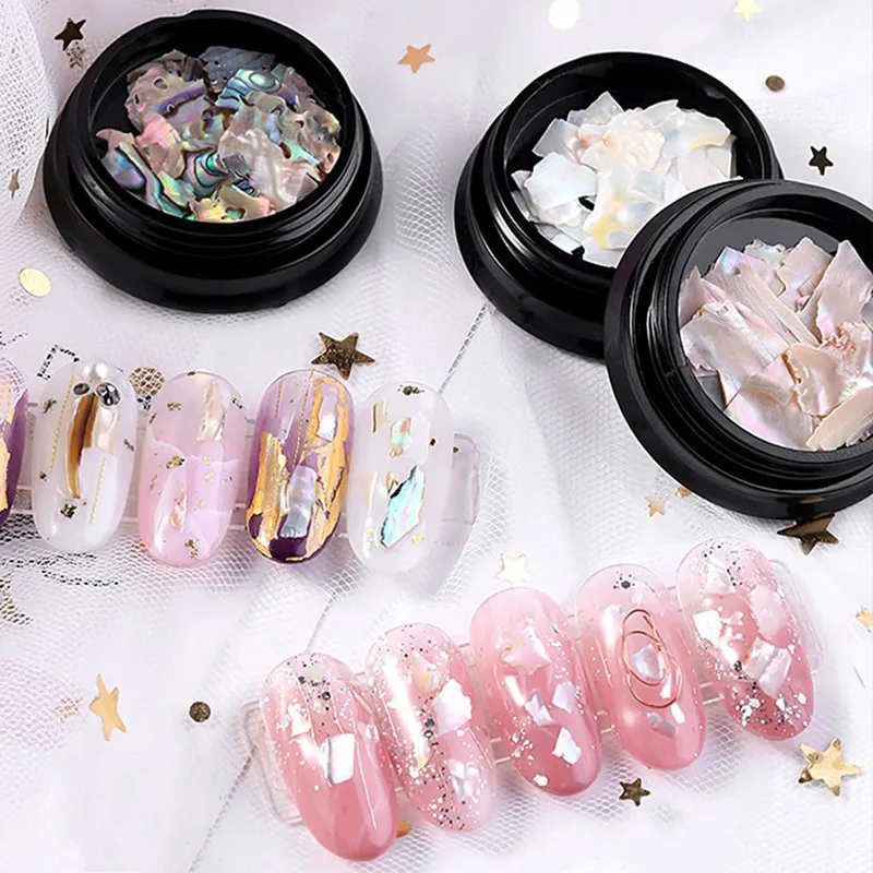 Нестандартный корпус фрагменты украшения для дизайна ногтей естественное