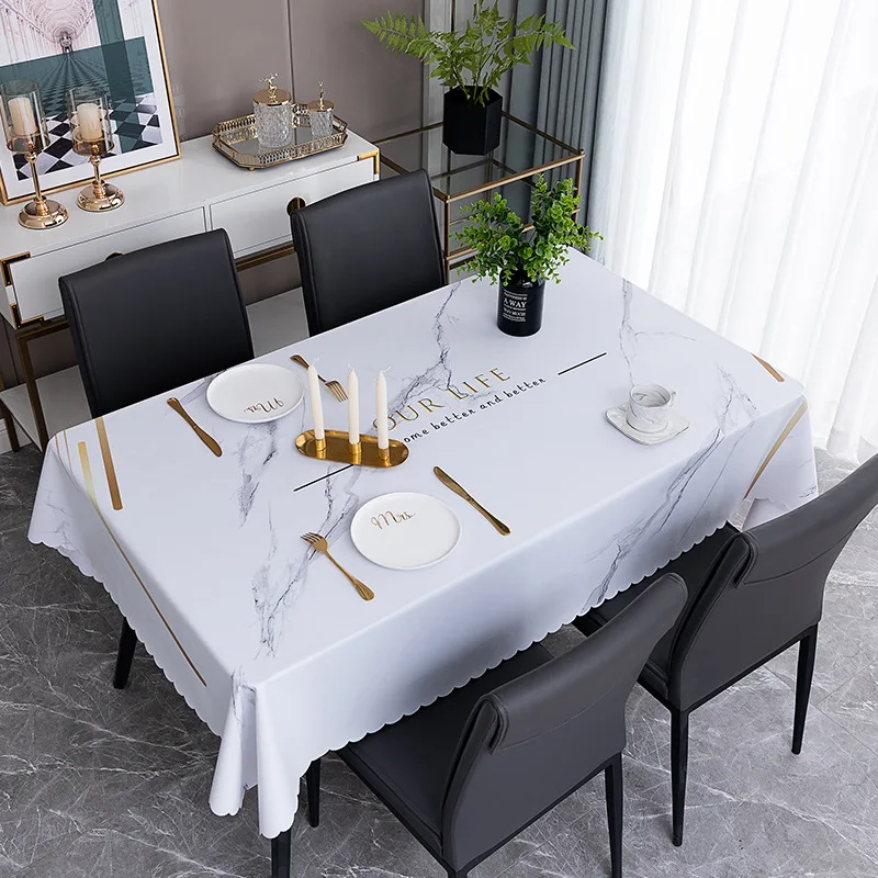 Клеенчатая скатерть ПВХ дорожка на стол чехлы анти пятно Водонепроницаемый дома