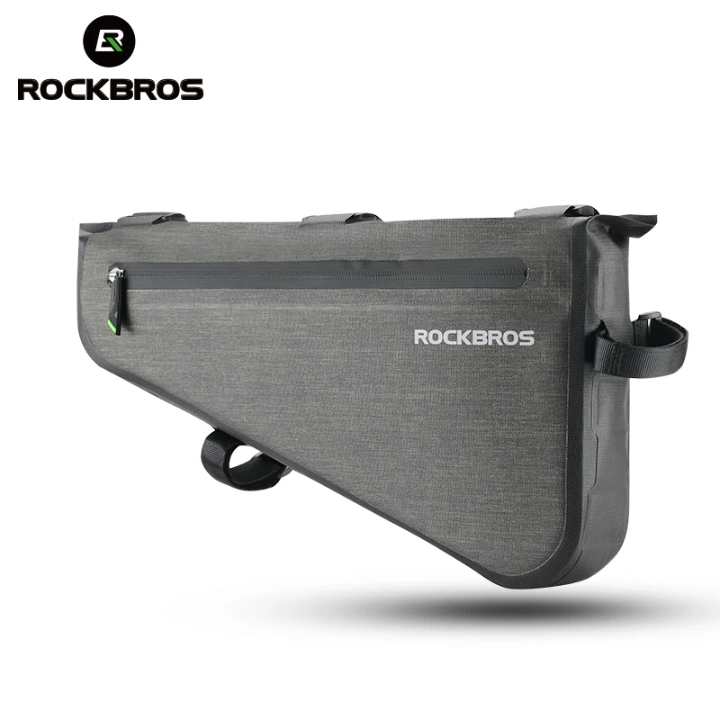 

ROCKBROS Rainproof Bike Bag Large Capacity MTB Road Frame Bag Triangle Pouch Waterproof Caulking Bicycle Bag Pannier Accessories