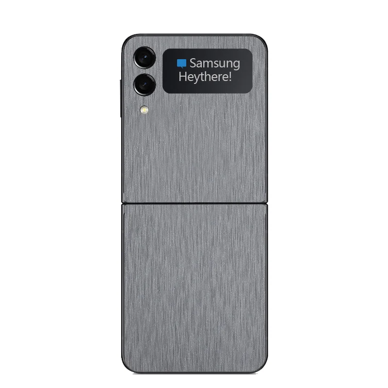 Металлическая матовая наклейка для телефона с защитой от царапин SAMSUNG Z Flip3 5G Back +
