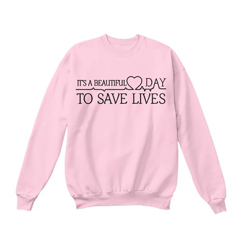 Женская толстовка с длинными рукавами и круглым вырезом Tumblr College Crewneck розовая