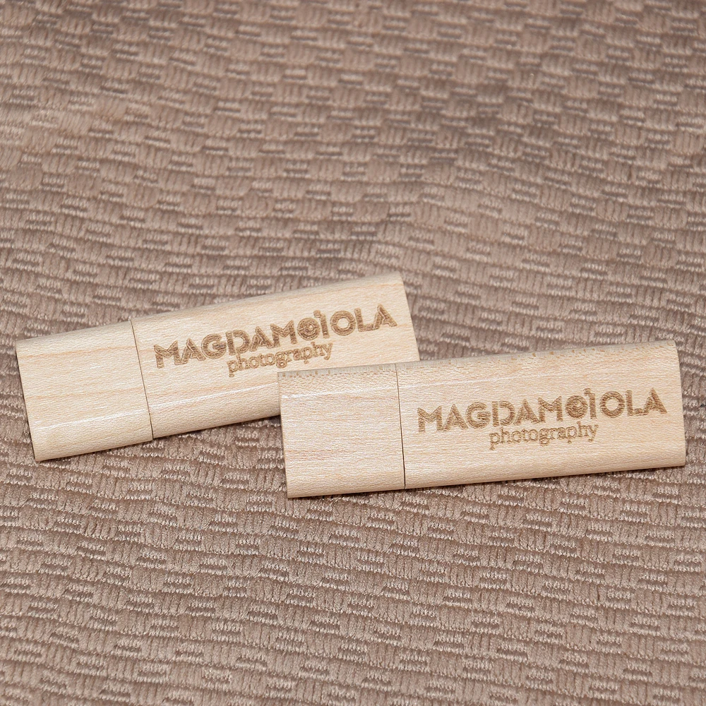 Wooden Bamboo USB Flash Drive Wood Chips Pendrive 4GB 8GB 16GB 32GB 64GB Memory Stick U Disk Personal Gift 10PCS Free Logo | Компьютеры и