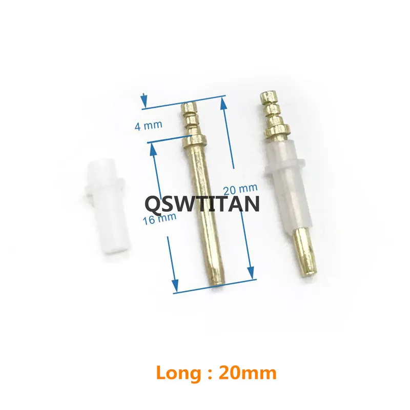 Стоматологический лабораторный Материал цинковый сплав штифт с рукавом Длинный