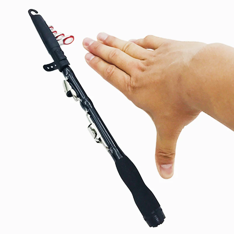 

Mini Portable Telescopic Fishing Rod Spinning Carbon Fish Hand Fishing Tackle Sea Rod Ocean Rod Fishing Pole