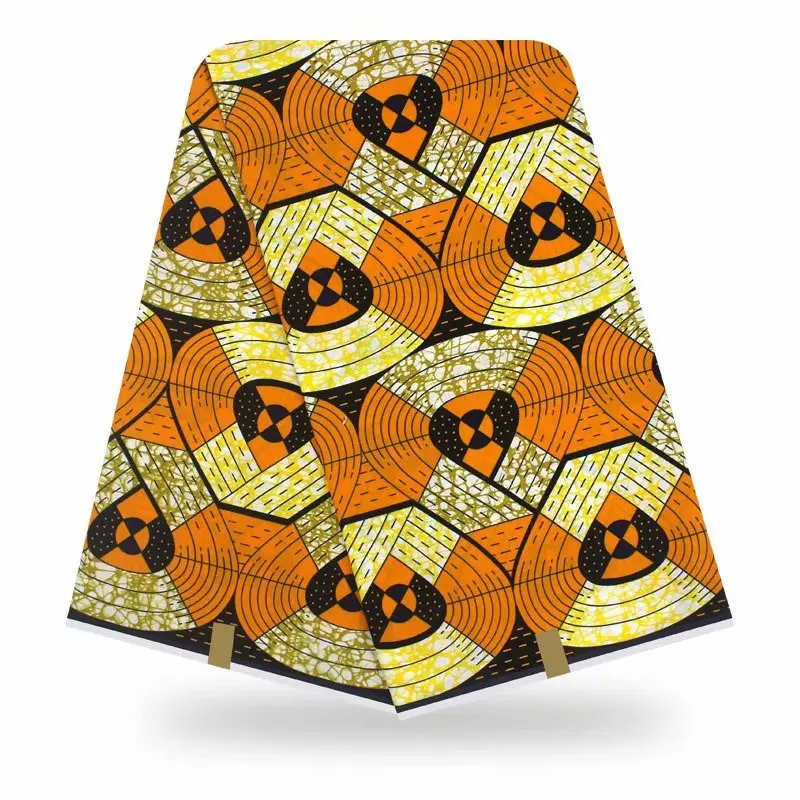 ESEWING Анкара африканская вощеная ткань принтом хлопок 6 ярдов для шитья восковой одежды Гана Нигерия восковая ткань 071107