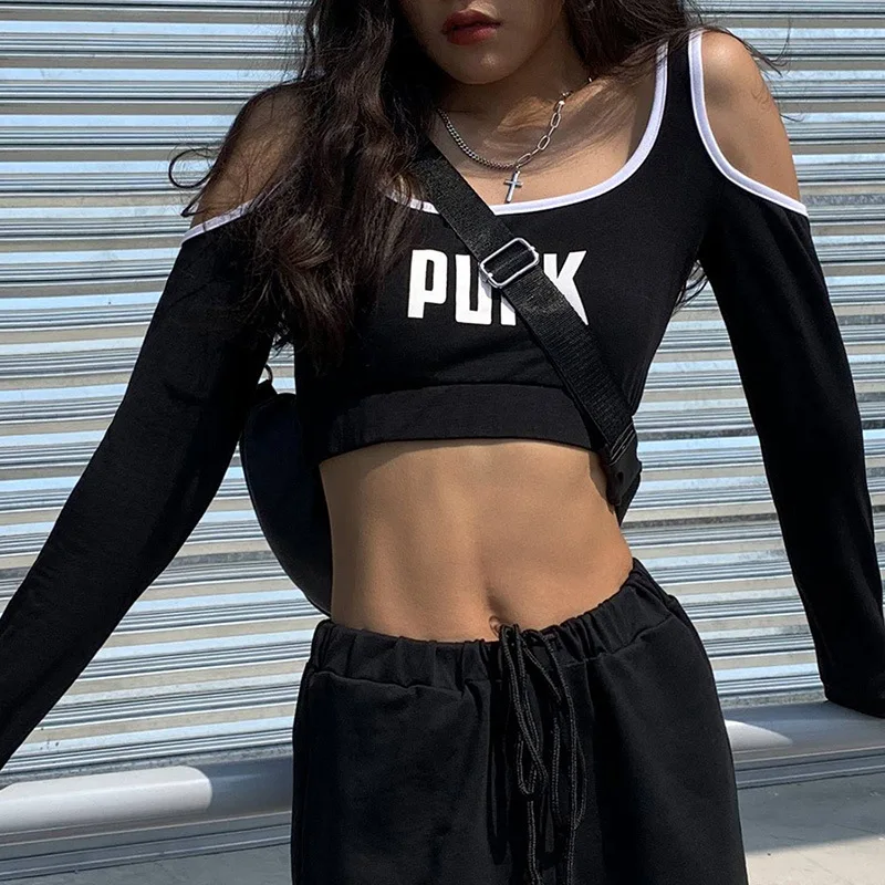 Fashion new tops women summer o neck full sleeve print t shirt ladies sexy tee clothes | Женская одежда