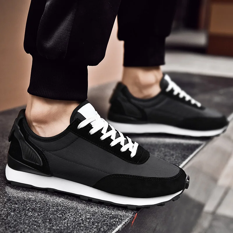 Осенняя мужская повседневная обувь; дышащая обувь; Zapatos; легкие; Calzado de hombre; удобные мужские кроссовки; смешанных цветов на ровной подошве; мужская обувь