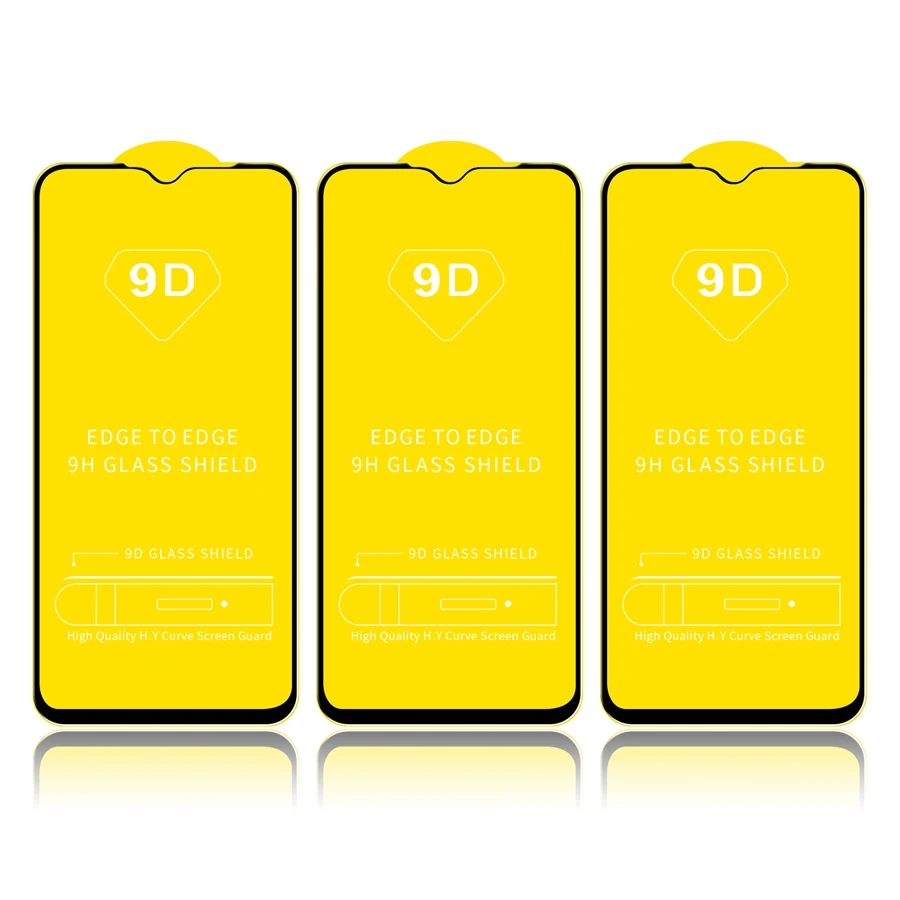 

9D Tempered Glass For s1 s5 x30 x30pro s6 x21 x23 x27 iqoo iqoo3 z6 Screen Protector Full Cover Glass