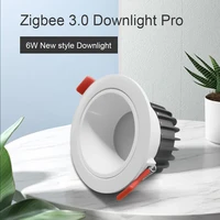 gledopto zigbee 3 0 smart waterproof ceiling downlight pro 6w rgbwwcw compatible with hub tuya app rf remote voice control