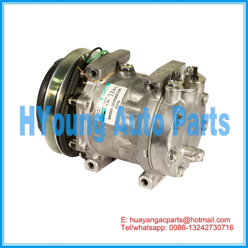 

SD7H13 7351 8925 141601831 s8949 ac compressor for Kobelco TDK-R151320S 1gr 146mm 24v