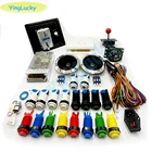 Аркадный набор для шкафа Pandora Сага 3188 в 1 + 18 американских кнопок + американский джойстик + выключатель питания + кабель jamma + монетница