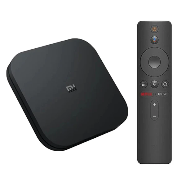 Xiaomi Mi ТВ коробка S штепсельная вилка европейского стандарта 4K ТВ-приставка Android ТВ 8,1 со сверхвысоким разрешением Ultra HD, 2G 8G WI-FI Google Cast Netflix-IPTV Set-top Box Media Player