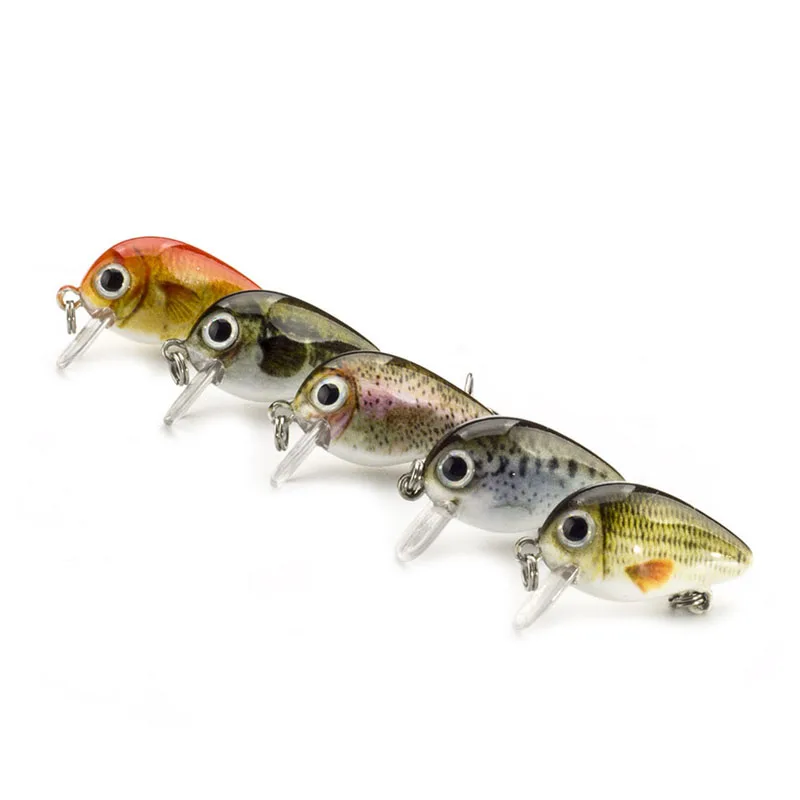 Walk Fish 5 шт./лот 1 8 г 3 см Topwater 0 м|Наживки для рыбной ловли| |