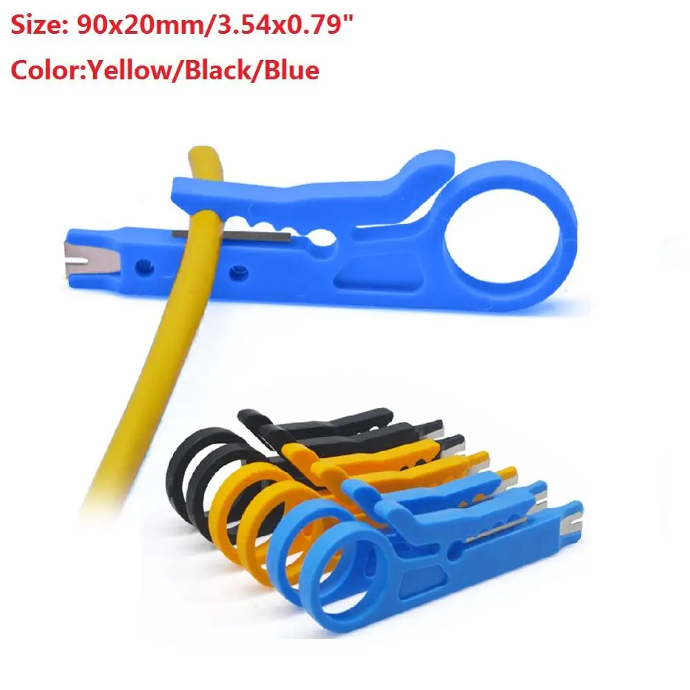 

1Pcs Wire Stripper Knife Crimper Pliers Crimping Tool Cable Stripping Wire Cutter Tools Cut Line Pocket Multitool dropshipping