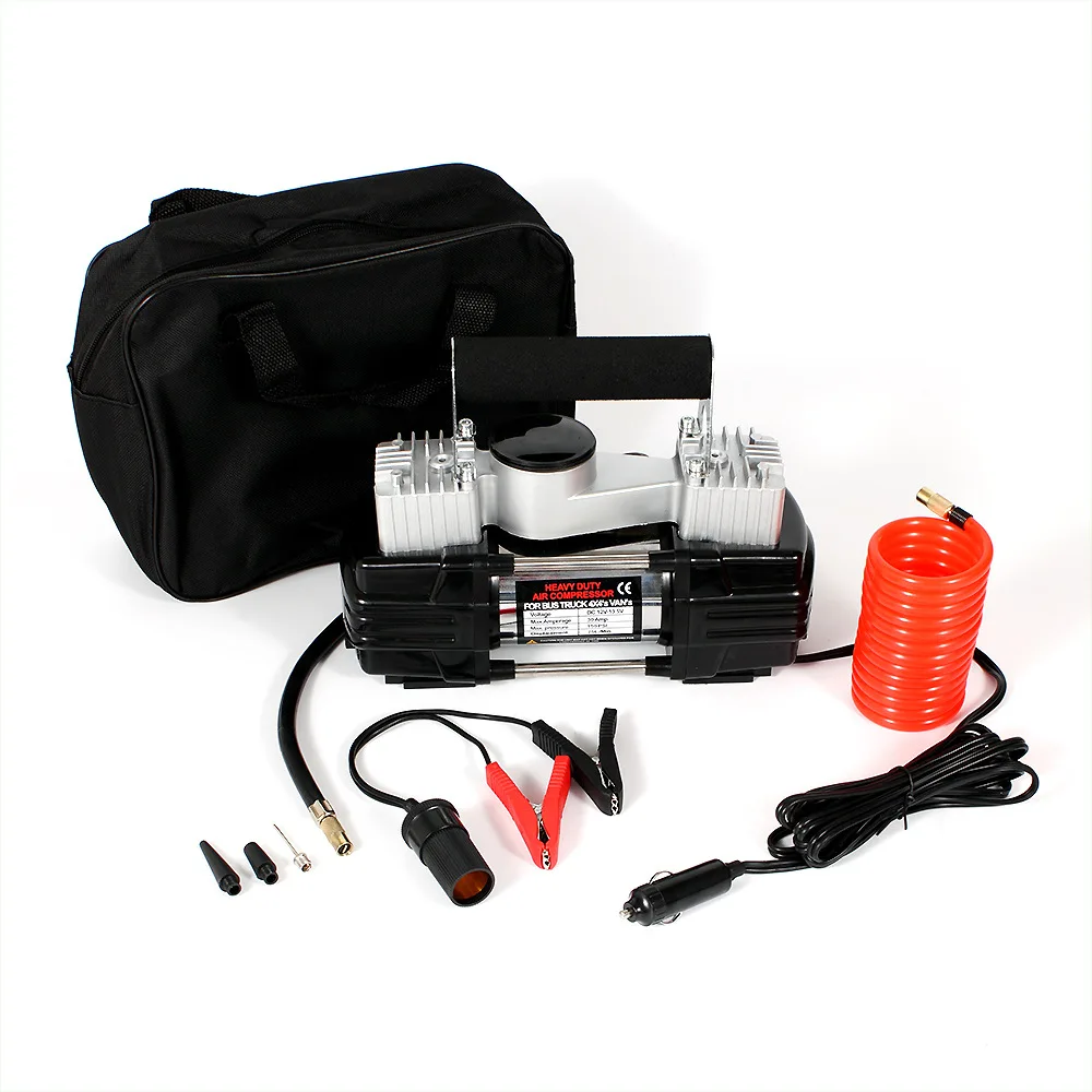 Двойной цилиндр высокой мощности металлический автомобиль 12 В Надувной