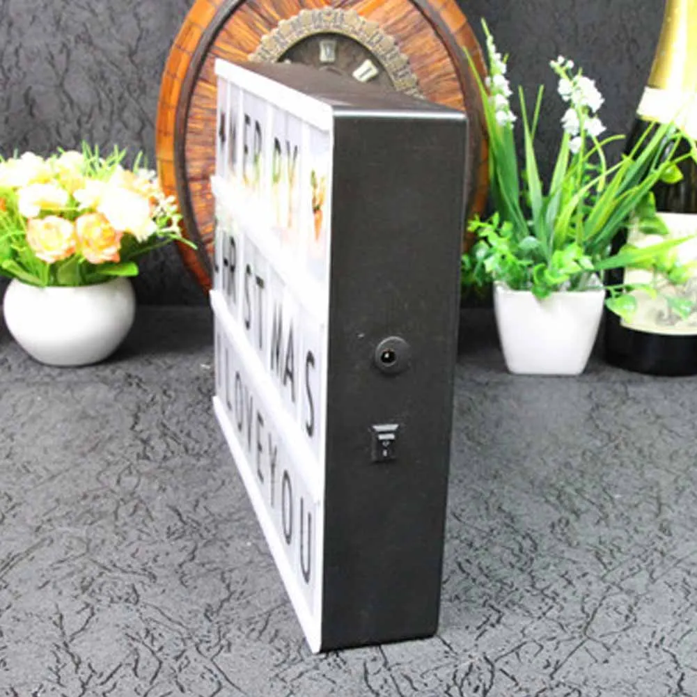 

DIY Combination Cinematic Light Box With Letters LED Light Luminous Box