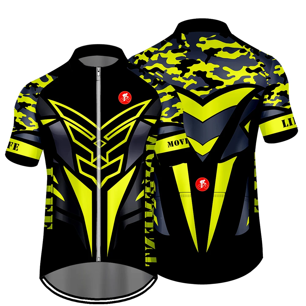 

Pro Team Cycling Jersey Men Summer Bicycle Jersey Racing Sport MTB Bike Jersey Breathable Cycling Shirt