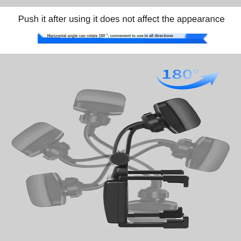 

Rearview mirror clip-on navigation bracket car phone holder GPS bracket gravity automotive device Mount car interior bracket