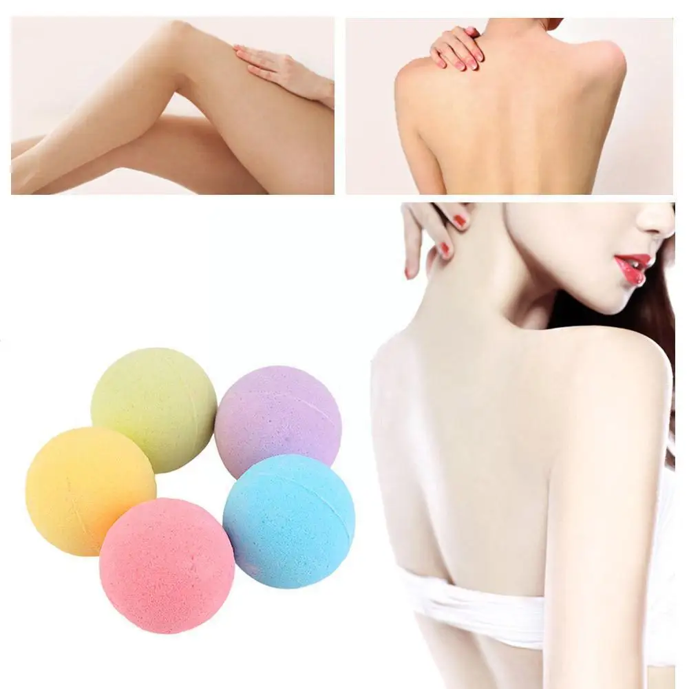 Random Color Brightening Skin Bath Salt Ball Natural 1pcs For Female Foam Bubble Girls Bombs Low R0H4 | Красота и здоровье