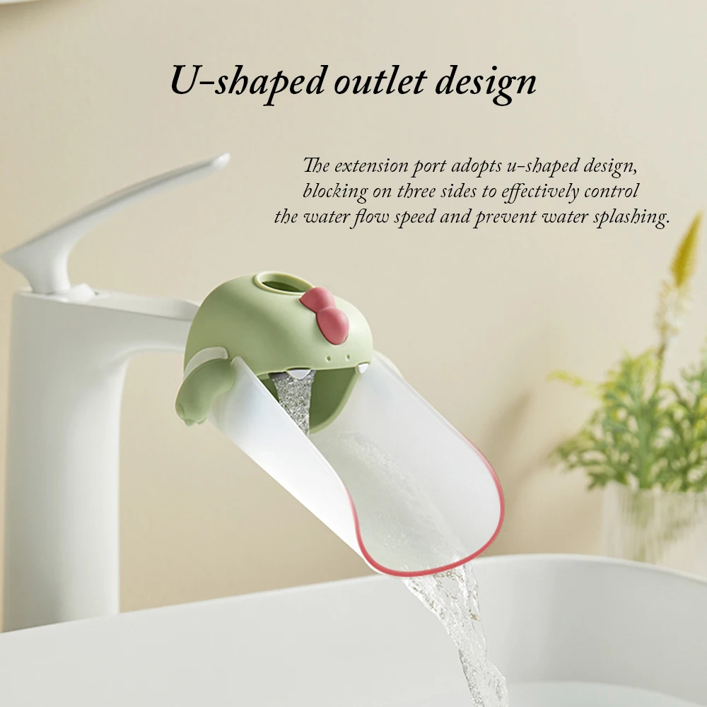 bc babycare dinosaur silicone faucet extender water saving kids hand washing water tap extender bathroom accessories 2 sockets free global shipping