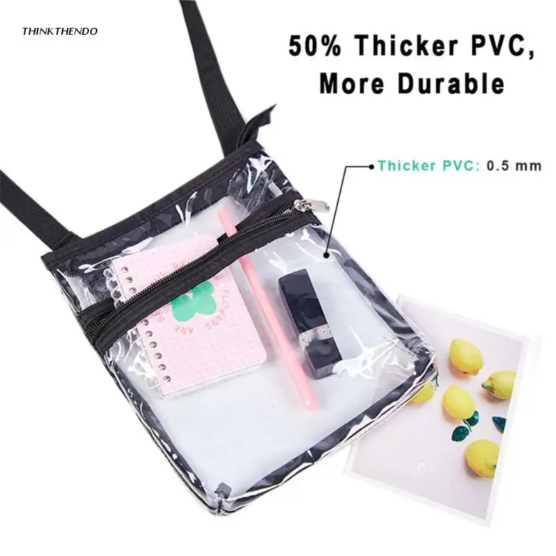 

Прозрачный водонепроницаемый кошелек с регулируемым ремешком