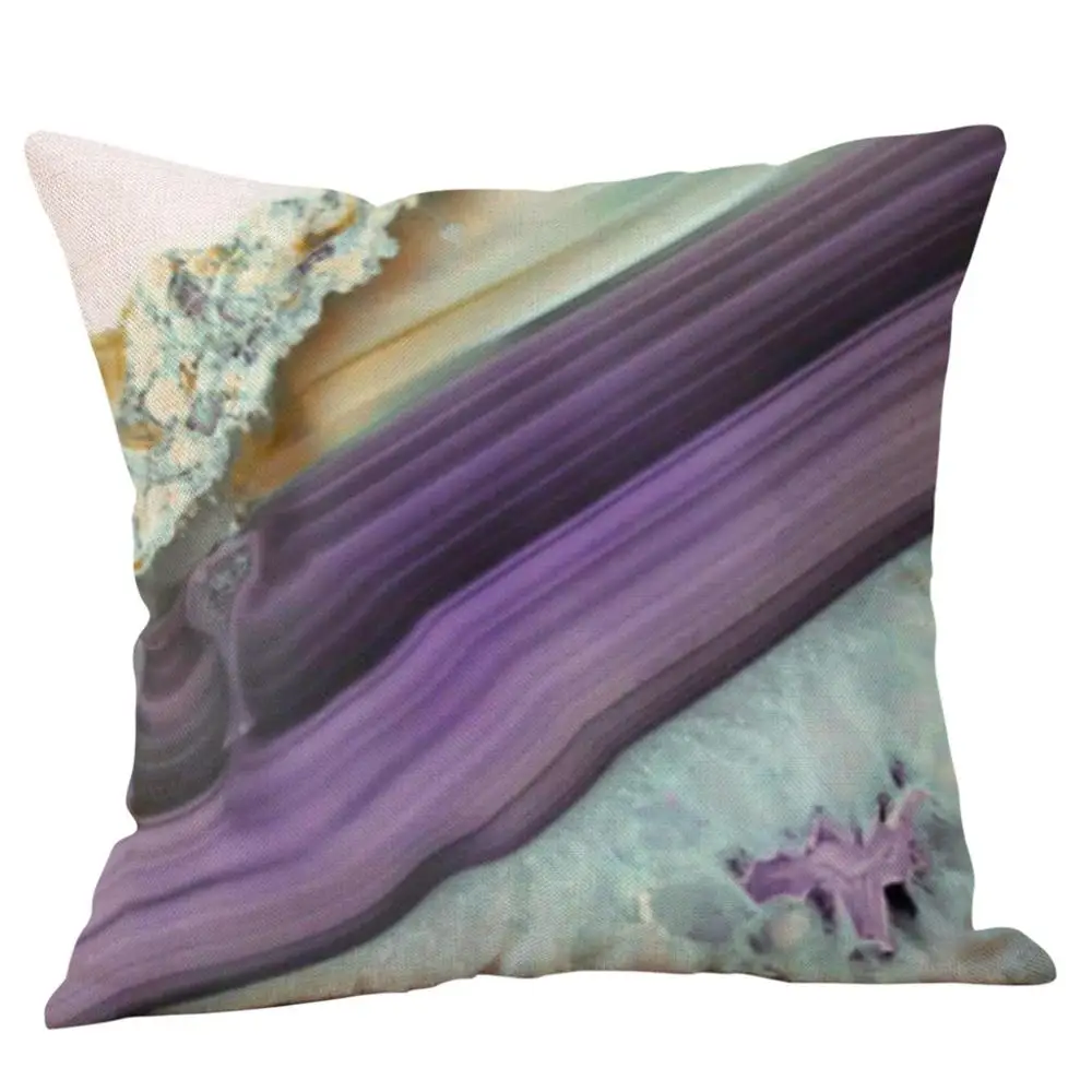 Новинка наволочка 18 дюймов фиолетовая для подушки дивана на талию домашний декор