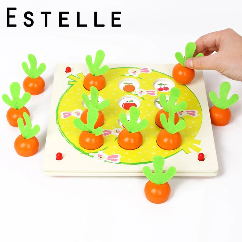 Монтессори детей Репка памяти шахматы игрушки для раннего образования