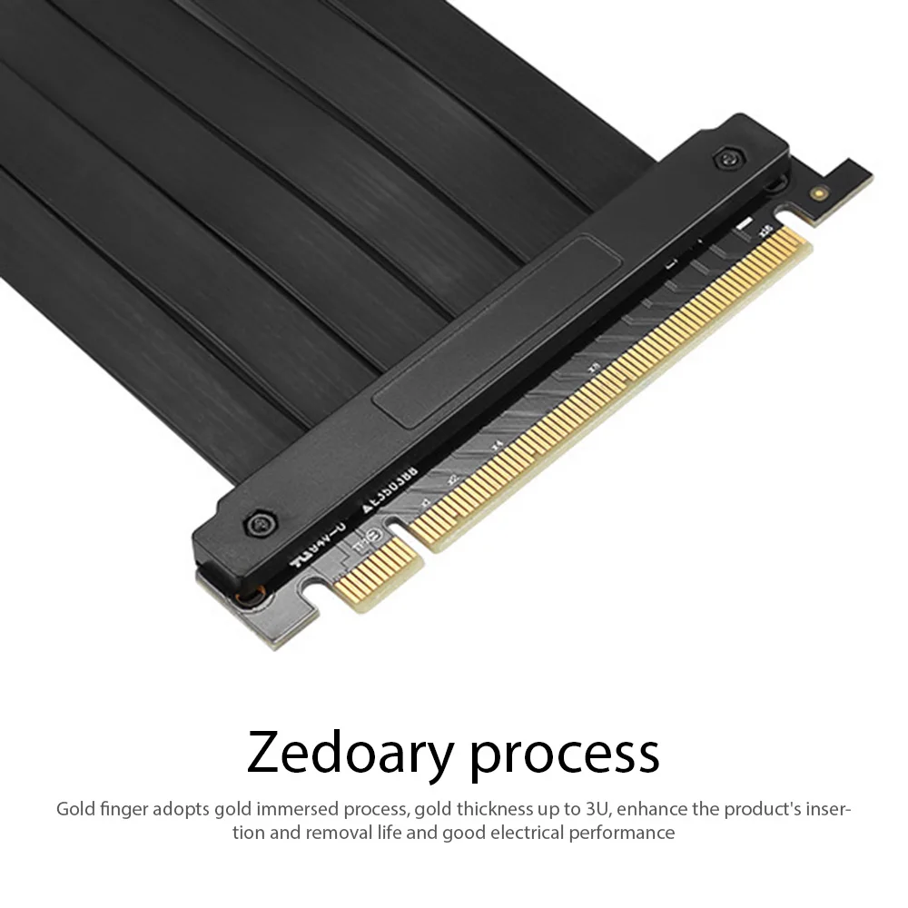 

PCI-E 3.0 Connection Cable 16X Graphics Extender Card Vertical Base ATX Case Flexible Extension Port Connector Line Riser Cards